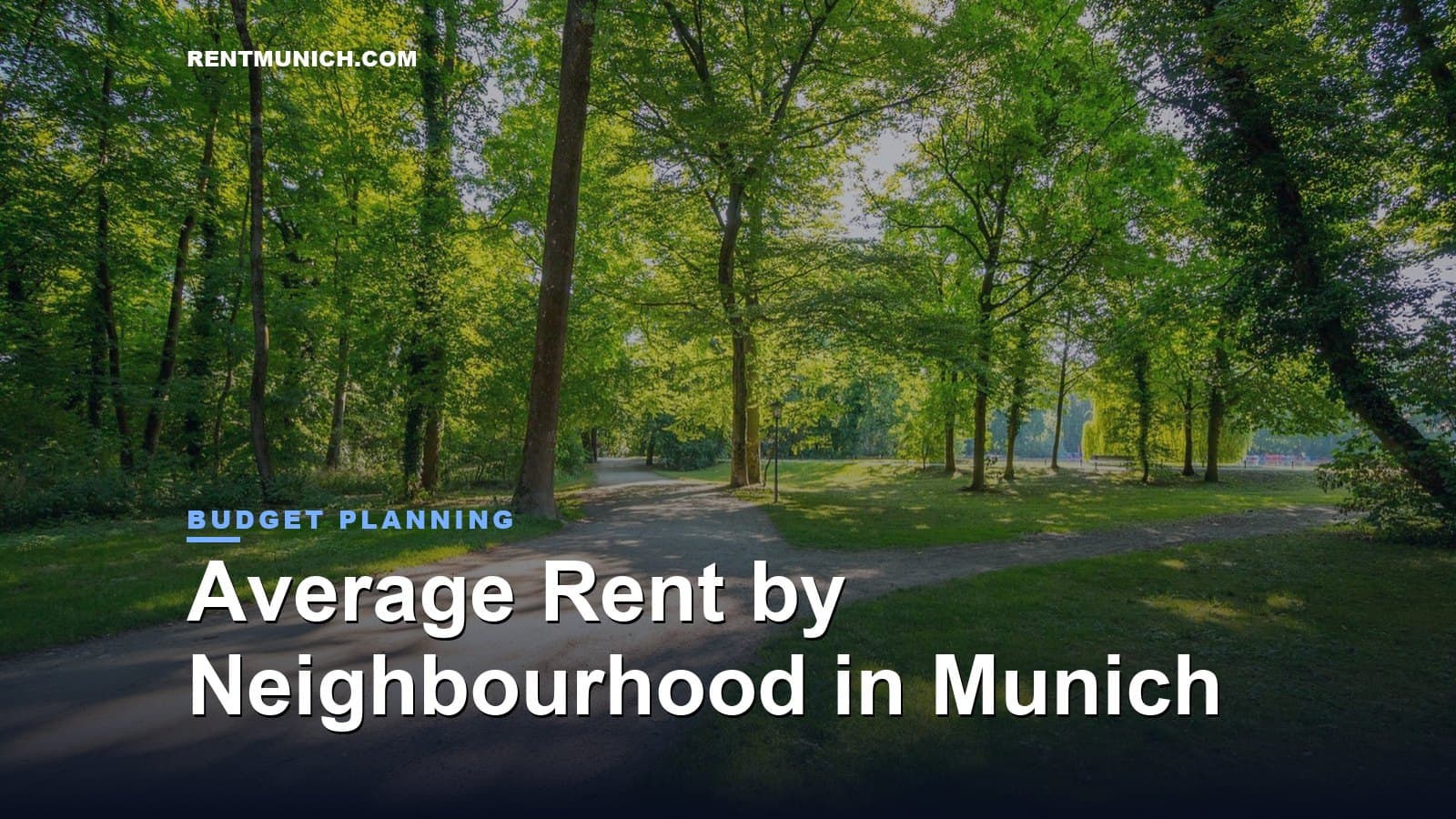Average Rent by Neighbourhood in Munich