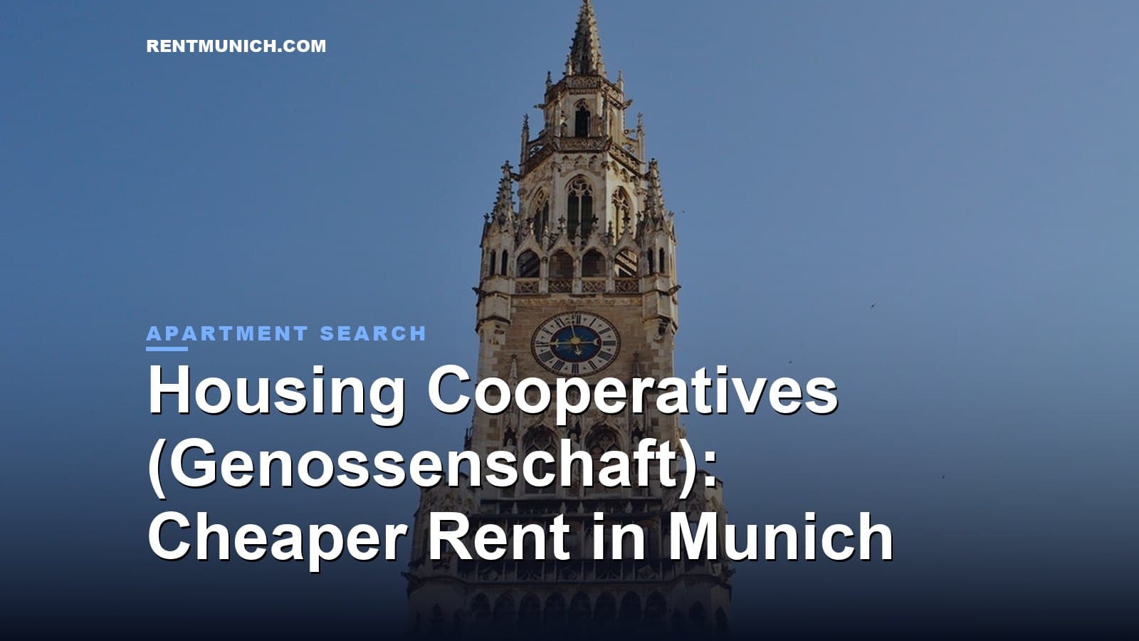 Housing Cooperatives (Genossenschaft): Cheaper Rent in Munich