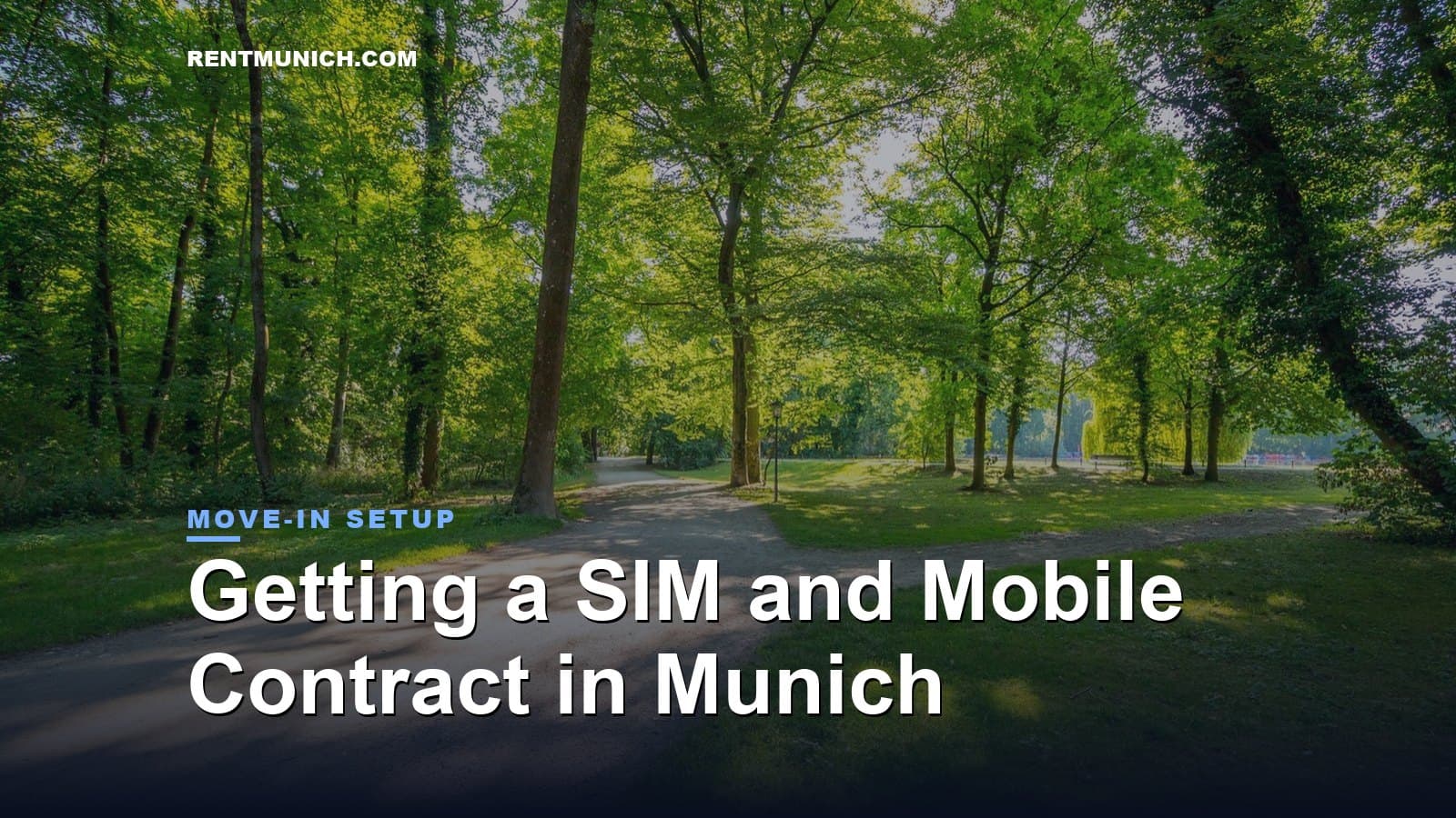 Getting a SIM and Mobile Contract in Munich